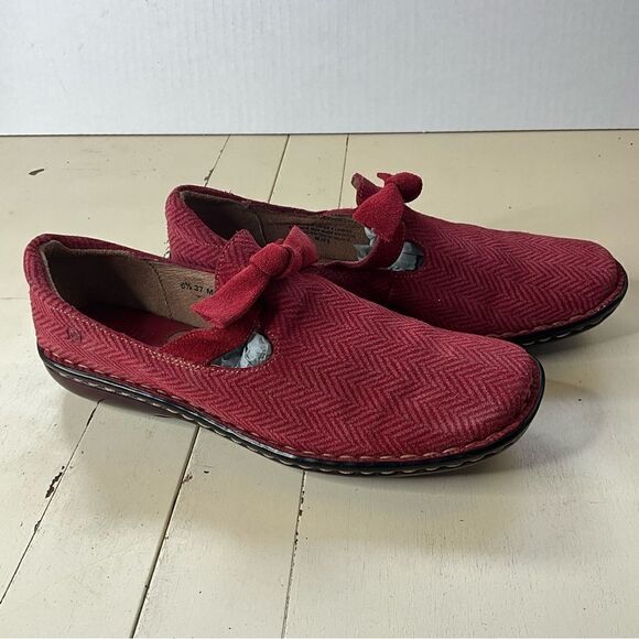 Born Mary Jane Women's Shoes Size 6.5 Herringbone Reddish - Picture 12 of 16